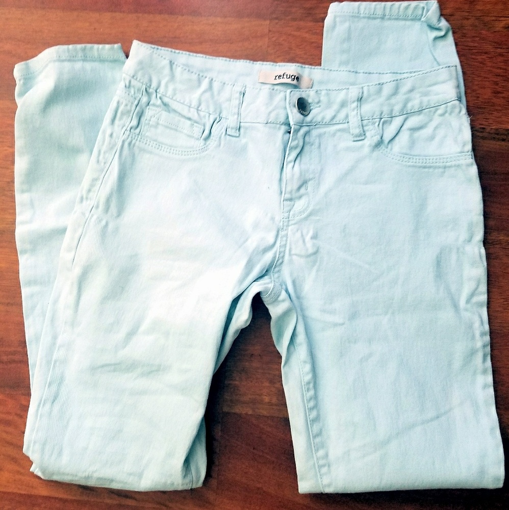 REFUGE Baby blue Color Skinny Jeans Pants Size 2